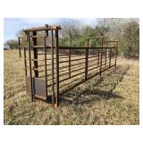 Heavy Duty Cattle Chute and Sliding Gate