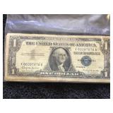 1957B US Blue Sal Silver Certificates