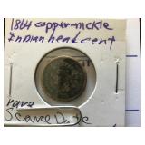 1864 Copper Nickels Indian Head