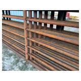 8 -  FREESTANDING 2 5/8" CATTLE PANELS W/ 1GATE