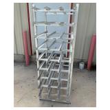 ALUMINUM LARGE CAN STORAGE RACK RACK