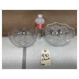 1- CRYSTAL SMITH GLASS BOWL & MORE