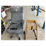OFFICE CHAIR AND BABY CHAIR