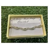 SILVER TEAR DROP BRACELET
