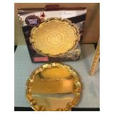 50th Anniversary Gold Plated Tray