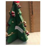 Wooden Christmas Tree w/ Santa Claus