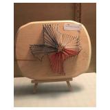 State of Texas String Art Plaque w/ Easel