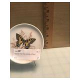 Butterfly Plate from Germany w/ Stand