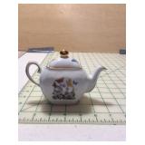 Fine Porcelain Fielder Keepsake Butterfly Teapot