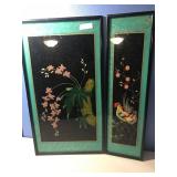 Set of 2 Japanese Art Framed Pictures