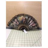 Black Lace Victorian Hand Fan