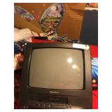 Quasar 13" Color TV w/ Built in VCR Player