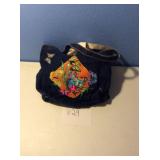 Blue Jean Butterfly Tote