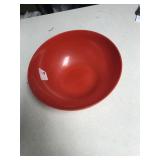 Red Serving Bowl