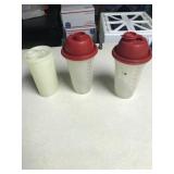 (2) Smoothie Shakers, 1 Juice Container