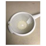 White Plastic Colander