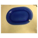 Blue Oval Serving Platter