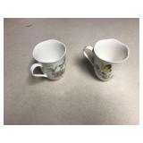 (6) Lenox Butterfly Mugs