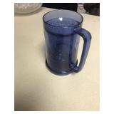 (4) Blue Thermal Mugs