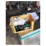 Yellow Bin with Suppies