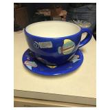 Fish Cup & Saucer Planter