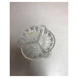 Glass Divided Condiment Serving Dish