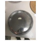 2 - Serving Platters (1 cork, 1 silver colored)