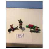 Set of 4 Alligator Ornaments