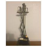 Fireplace Tool Set 4 pc plus Stand