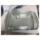 2 13x9 Glass Pans