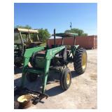 John Deere 80HP Tractor with Loader