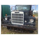 WHITE Pole Truck with Rolling Tailboard