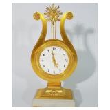 FRENCH HOUR LAVIGNE A PARIS MANTLE CLOCK