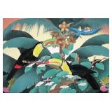 KEVIN MCPHERRIN ORIGINAL PAINTING TOUCANS