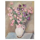 JADWIGA BUHAREWICZ-HEWELKE FLORAL BOUQUET PAINTING