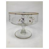 Large Gold Rimmed Decorative Bowl Large Gold Rimmed Decorative Bowl
