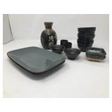 Lot of Saki & Sushi Dishes Lot of Saki & Sushi Dishes