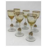 Vintage Atlas Cordial Glasses