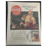 Vintage Coca-Cola Saturday Evening Post Ad Vintage Coca-Cola Saturday Evening Post Ad