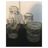 Lot of Vintage Mason Jars