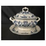 Blue Danube Tureen - no ladle Blue Danube Tureen - no ladle