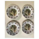 Lot of 4 Vintage Bavaria Plates Lot of 4 Vintage Bavaria Plates