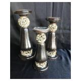 Set of 3 Candle Holders Set of 3 Candle Holders