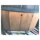 Vintage Cabinet with Slate Top Vintage Cabinet with Slate Top