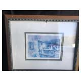 Framed Print - Boat Scene