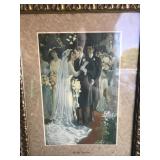 Framed Victorian Lithograph