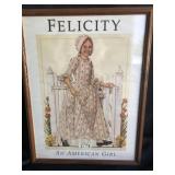 Vintage American Girl Poster- Felicity Vintage American Girl Poster- Felicity