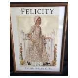 Vintage American Girl Poster- Felicity