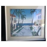 Framed Ocean View Wall Art