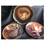 Lot of 3 Plates - Rockwell & Bavaria Lot of 3 Plates - Rockwell & Bavaria